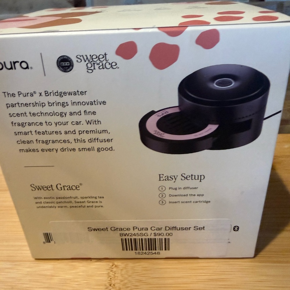 Pura Car Fragrance Diffuser Set - Sweet Grace - Black - Picture 2 of 2